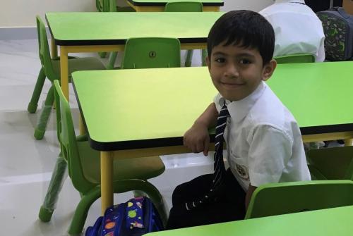 Yahyaa back in school after the clinical trial